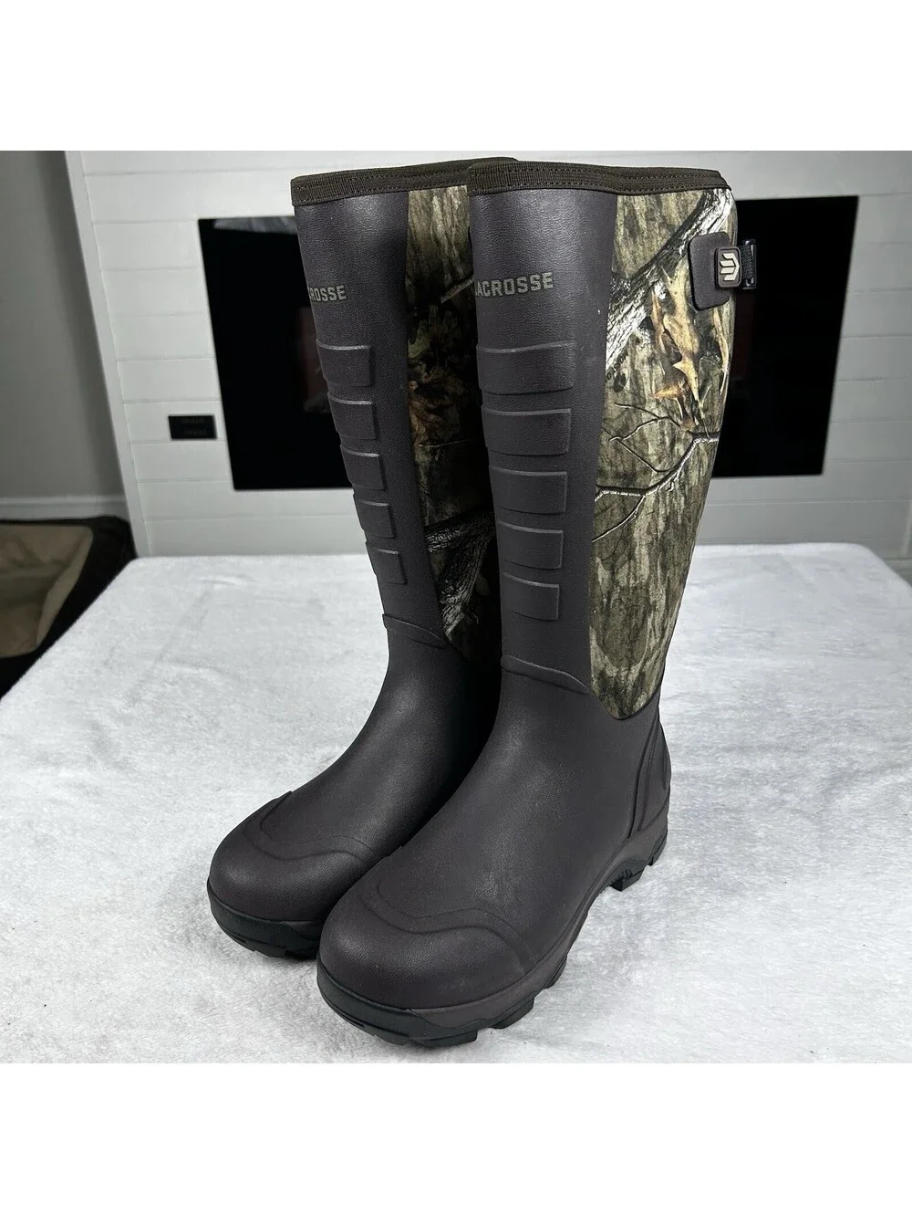Lacrosse Alpha Lite II 16” Mossy Oak Country Roots Hunting Boots Mens Size 7 New